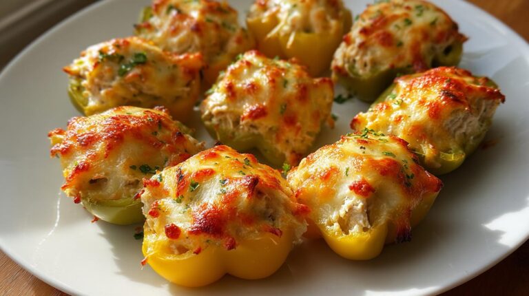 keto tuna melt poppers