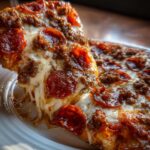 pepperoni and sausage pizza