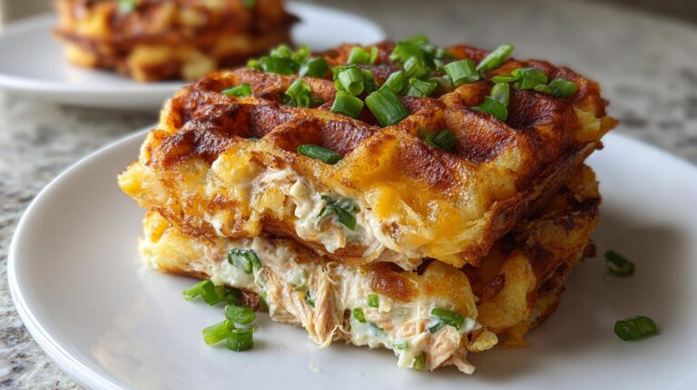tuna melt chaffle