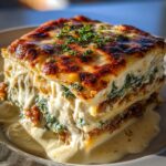 white keto lasagna