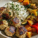 Chicken Meatball Rice Bowl