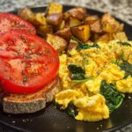 Scrambled Egg Breakfast Plate