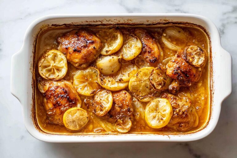 baked lemon garlic chicken