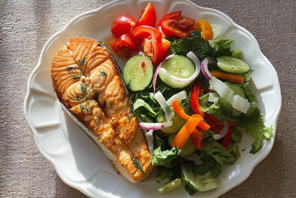 healthy salmon salad recipe