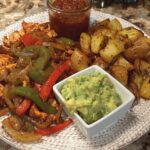 Chicken fajita plate