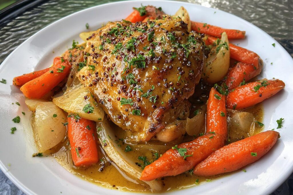 Honey Mustard Chicken Thighs