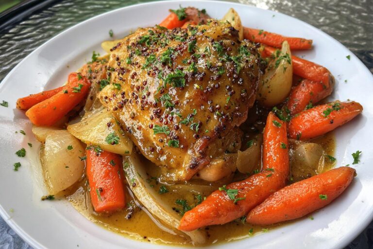 Honey Mustard Chicken Thighs