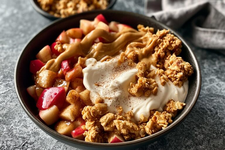 Cinnamon Apple Yogurt Bowl