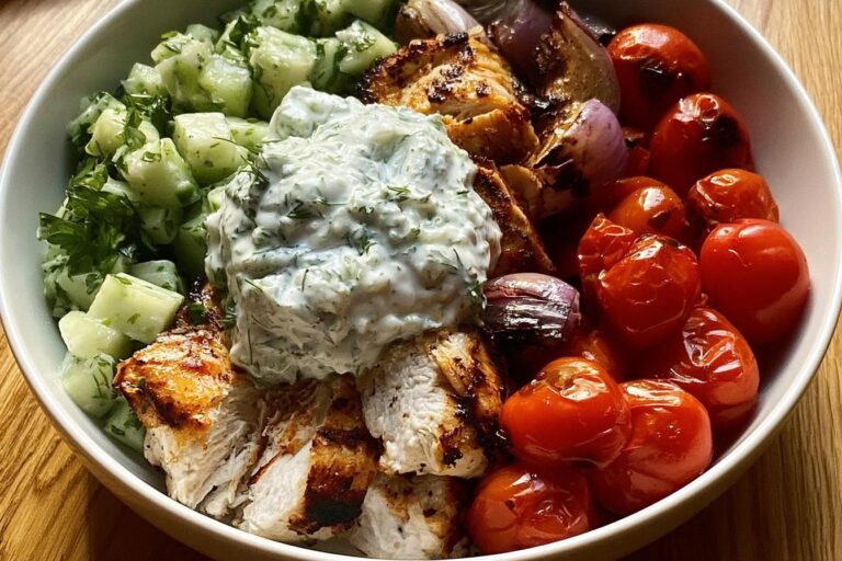 Mediterranean Grilled Chicken Bowl