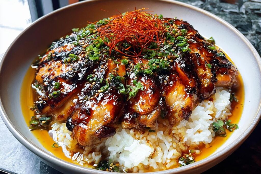 Sticky Honey Garlic Chicken